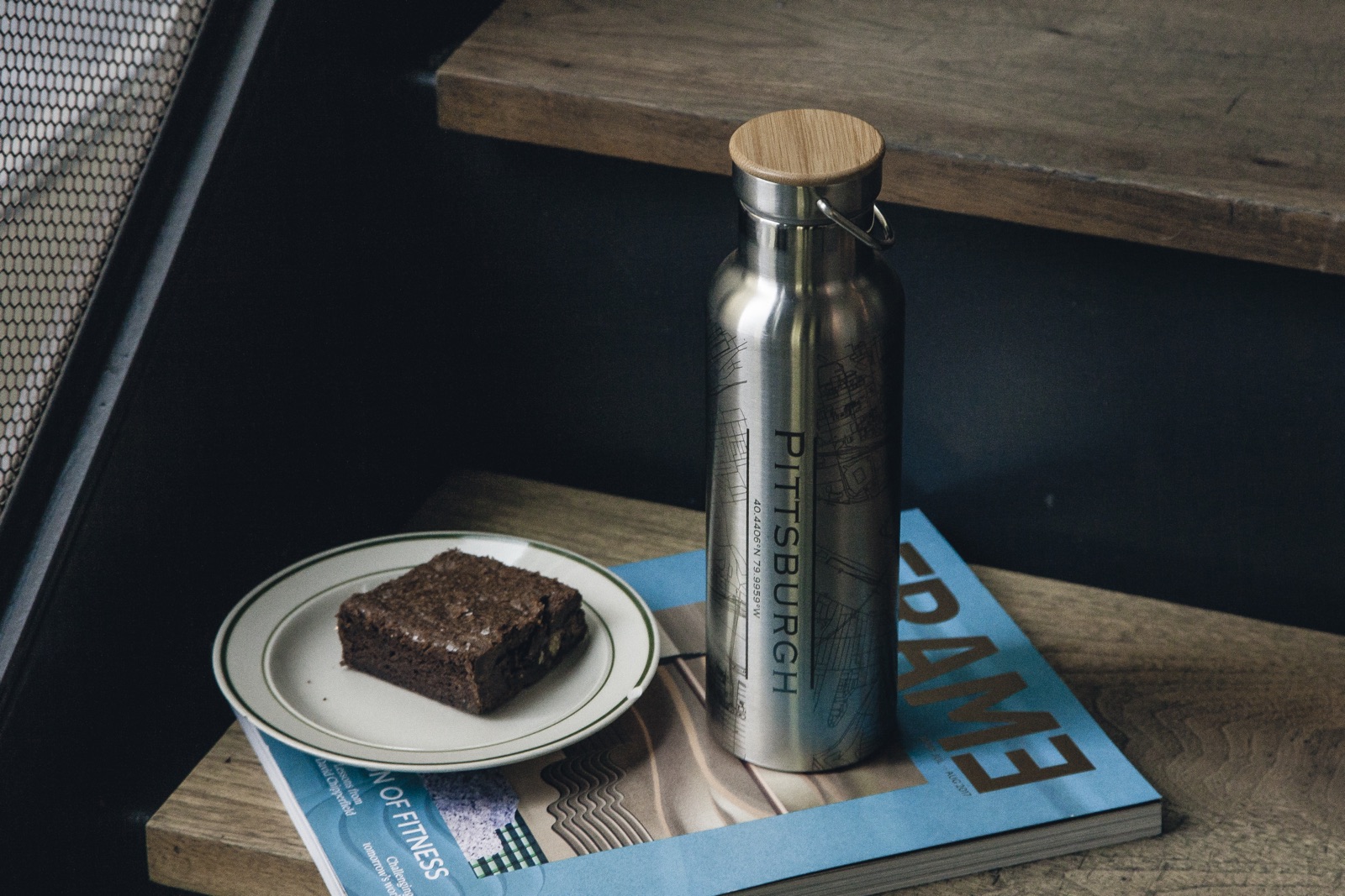 Honolulu - 20 oz Canteen Bottle with Bamboo Cap