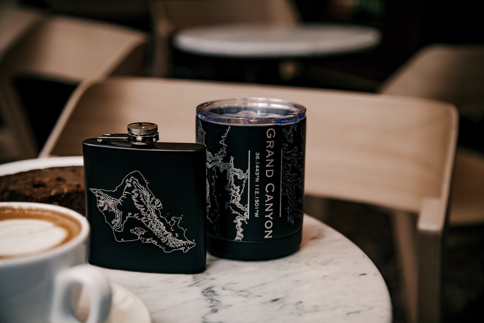 10 oz Cup Midnight Edition and 6 oz Hip Flask